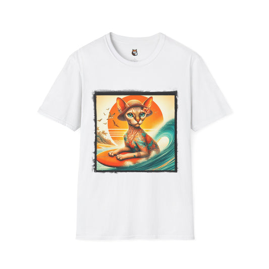 Devon Rex Cat Unisex Softstyle T-Shirt