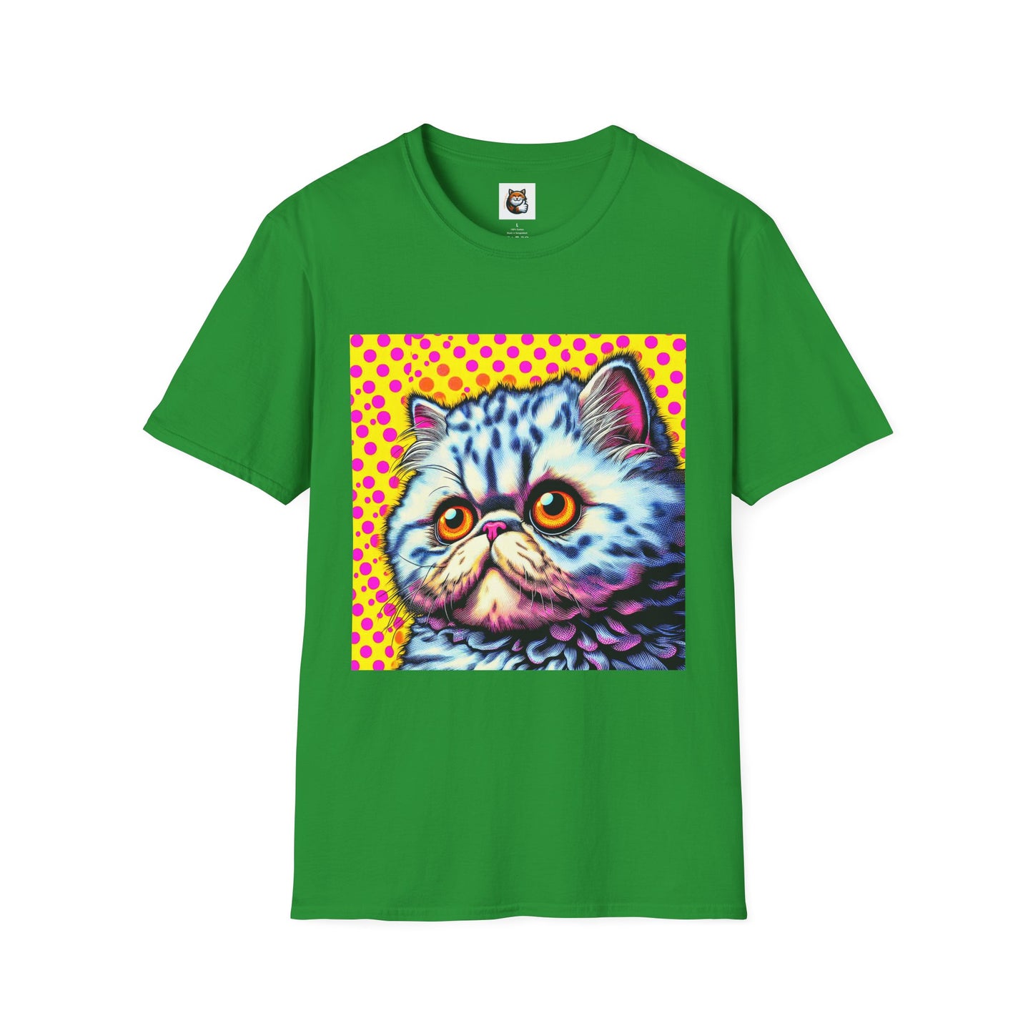 Selkirk Rex Cat T-Shirt comic book cutie